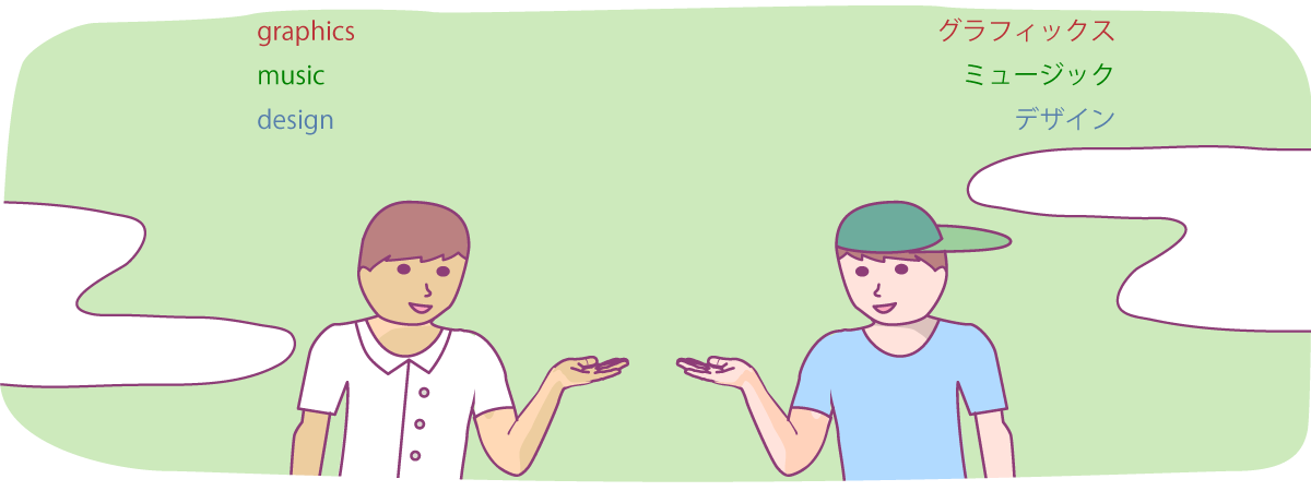 graphicsmusicdesign of mainvisual.